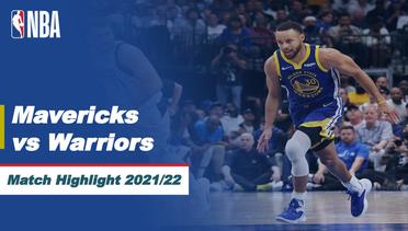 Match Highlight | Dallas Mavericks vs Golden State Warriors | NBA Playoff: Conference Final 2021/22