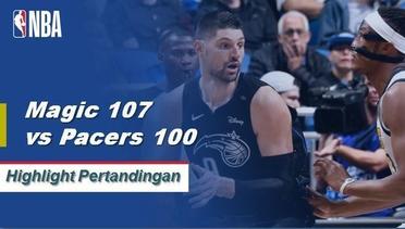 NBA I Cuplikan Hasil Pertandingan :  Magic 107 vs Pacers 100