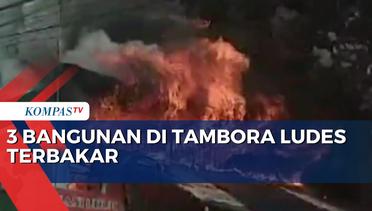 Kebakaran di Tambora Hanguskan 3 Bangunan, Diduga Dipicu Korsleting