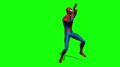 green screen Spiderman joged