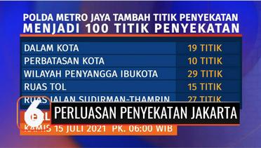Mulai Hari Ini! Penyekatan PPKM Darurat Jakarta Diperluas Jadi 100 Titik | Liputan 6
