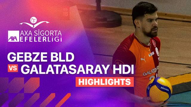 Gebze Bld vs Galatasaray HDI Sigorta - Highlight | Turkish Men's Volleyball League 2025/26