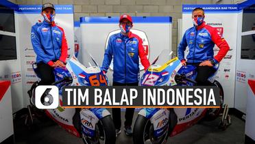 Begini Penampakan Tim Balap Indonesia di Ajang Moto2 2021