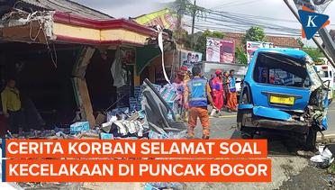 Kesaksian Korban Selamat Saat Detik-detik Tabrakan Beruntun di Puncak Bogor