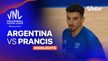 Argentina vs Prancis - Highlights | Men's Volleyball Nations League 2024