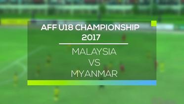 Malaysia vs Myanmar - AFF U18 Championship 2017