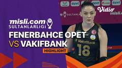 Highlights | Final 4: Fenerbahce Opet vs Vakifbank | Women's Turkish League