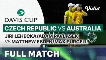 Czech Republic (Jiri Lehecka/Adam Pavlasek) vs Australia (Matthew Ebden/Max Purcell) - Full Match | Davis Cup 2023