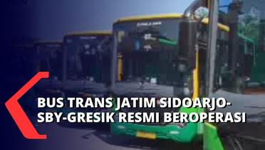 Bus Trans Jatim Rute Sidoarjo-Surabaya-Gresik Resmi Beroperasi, Ini Tarifnya...