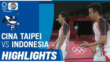 TPE vs INA - Badminton Ganda Putra: Lee/Wang vs Hendra/Ahsan | Olimpiade Tokyo 2020