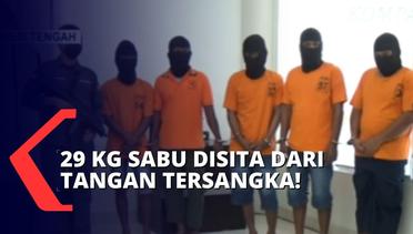 Polisi Tangkap 5 Pengedar Sabu Sebanyak 29 KG, Satu Diantaranya Warga Negara Malaysia