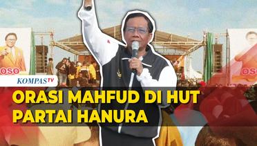 [FULL] Pidato Cawapres Mahfud MD di HUT Partai Hanura, Singgung Keadilan Hukum hingga Nasib Petani