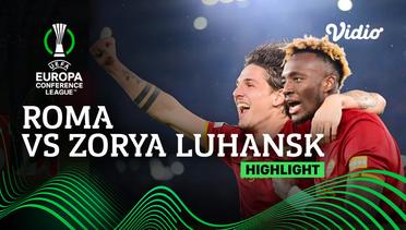 Highlight - Roma vs Zorya Luhansk | UEFA Europa Conference League 2021/2022