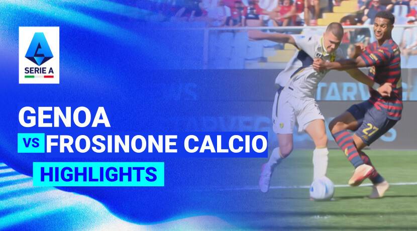 Genoa CFC vs Frosinone Calcio