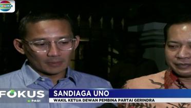 Sandiaga Uno : Pak Anies Baswedan Punya Potensi Jadi Cawapres - Fokus Pagi