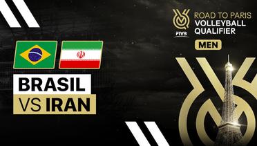 Brasil vs Iran - Full Match | Men's FIVB Road to Paris Volleyball Qualifier