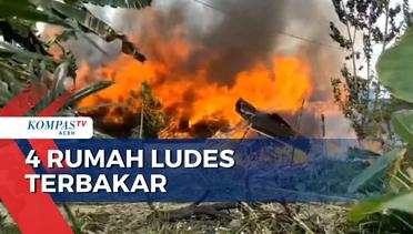 Empat Rumah Ludes Terbakar di Aceh Tamiang