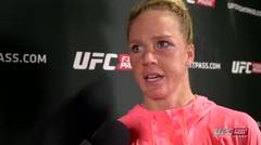 UFC 184: Holly Holm Backstage Interview