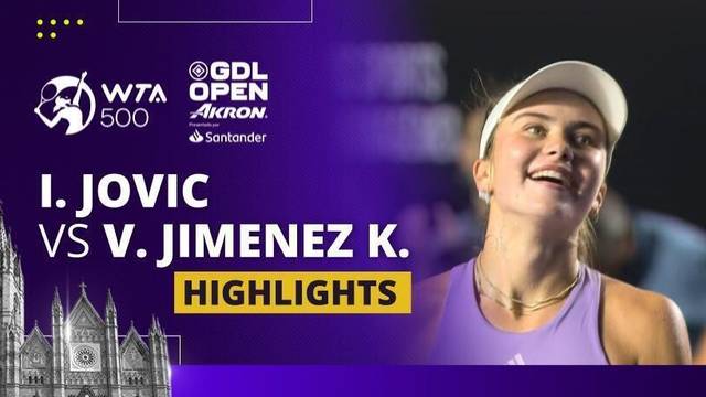 Iva Jovic vs Victoria Jimenez Kasintseva - Highlights | WTA 500 Guadalajara Open Akron 2025