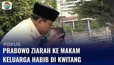 Prabowo Ziarah ke Makam Habib Ali Bin abdurrahman Alhabsyi di Kwitang | Fokus