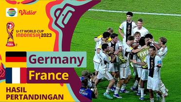 Hasil Pertandingan: Germany vs France - FIFA U-17 World Cup Indonesia 2023