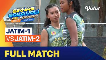 Full Match | Semifinal 2 - Putri: Jatim 1 vs Jatim 2 | Sirkuit Voli Pantai Nasional Seri III 2022