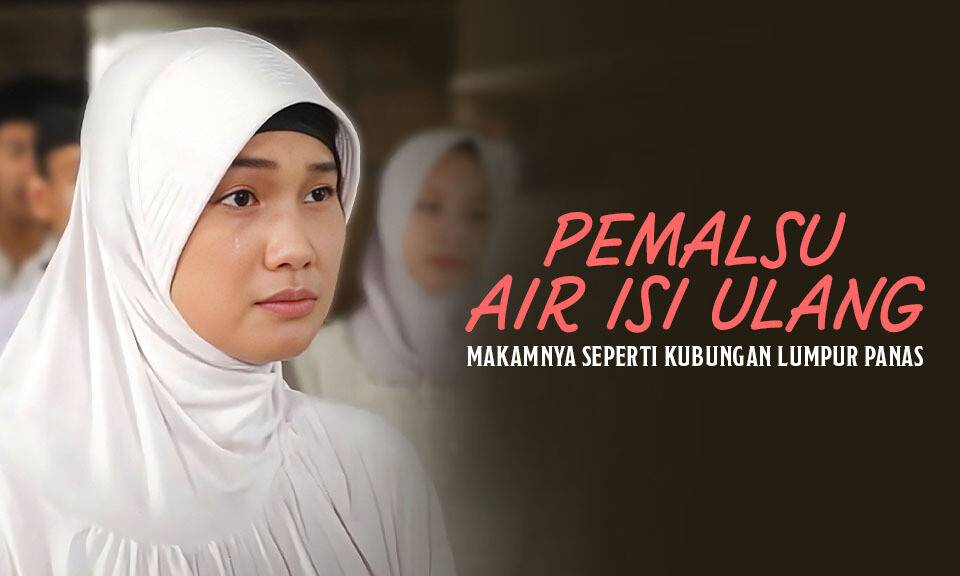 Pemalsu Air Isi Ulang Makamnya Seperti Kubangan Lumpur Panas