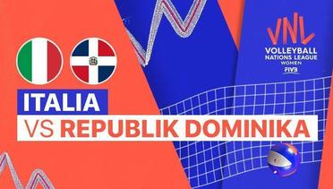 Full Match | Italia vs Republik Dominika | Women's Volleyball Nations League 2022