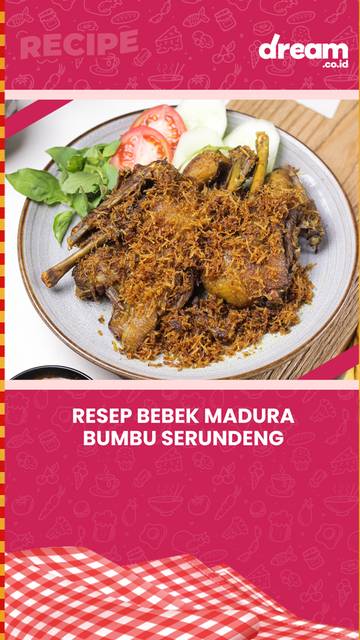 BUNGKUS! Resep Bebek Madura Bumbu Serundeng