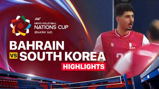Semifinal: Bahrain vs South Korea - Highlights | AVC Men's Volleyball Nations Cup 2025