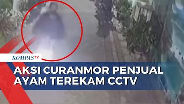 Motor Penjual Ayam Hilang Dicuri, Aksi Terekam Kamera CCTV!