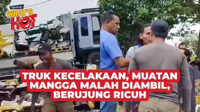 SOPIR NGAMUK! Ricuh Gara-Gara Muatan Mangga Diambil Warga, Malah Balik Ngotot