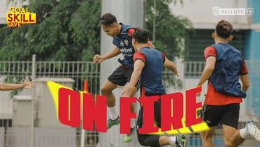 Fun Football Mengisi Official Training, M.Rahmat Menggila | Goal Skill Save