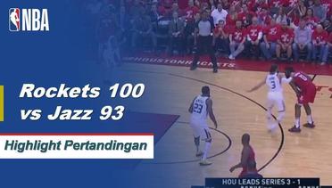 NBA I Cuplikan Pertandingan : Rockets 100 vs Jazz 93