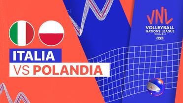 Full Match | Italia vs Polandia | Women's Volleyball Nations League 2022