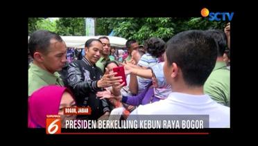 Gaya Jokowi Berkeliling Menyapa Pengunjung Kebun Raya Bogor - Liputan 6 Pagi