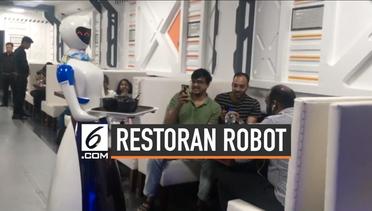 Restoran Robot Tarik Perhatian Kaum Milenial di India 