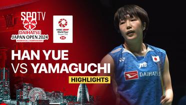 Han Yue (CHN) vs Akane Yamaguchi (JPN) - Highlights | Daihatsu Japan Open 2024 - Women's Singles