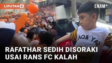 Sedih Disoraki Usai RANS FC Kalah dari Persija, Rafathar: Kan Papa yang Punya