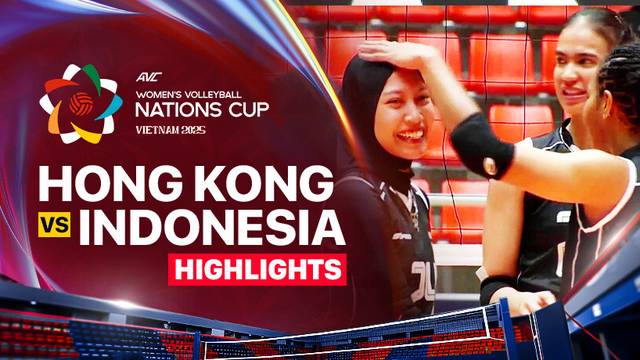 CF5-8: Hong Kong vs Indonesia - Highlights | AVC Women's Volleyball Nation Cup 2025