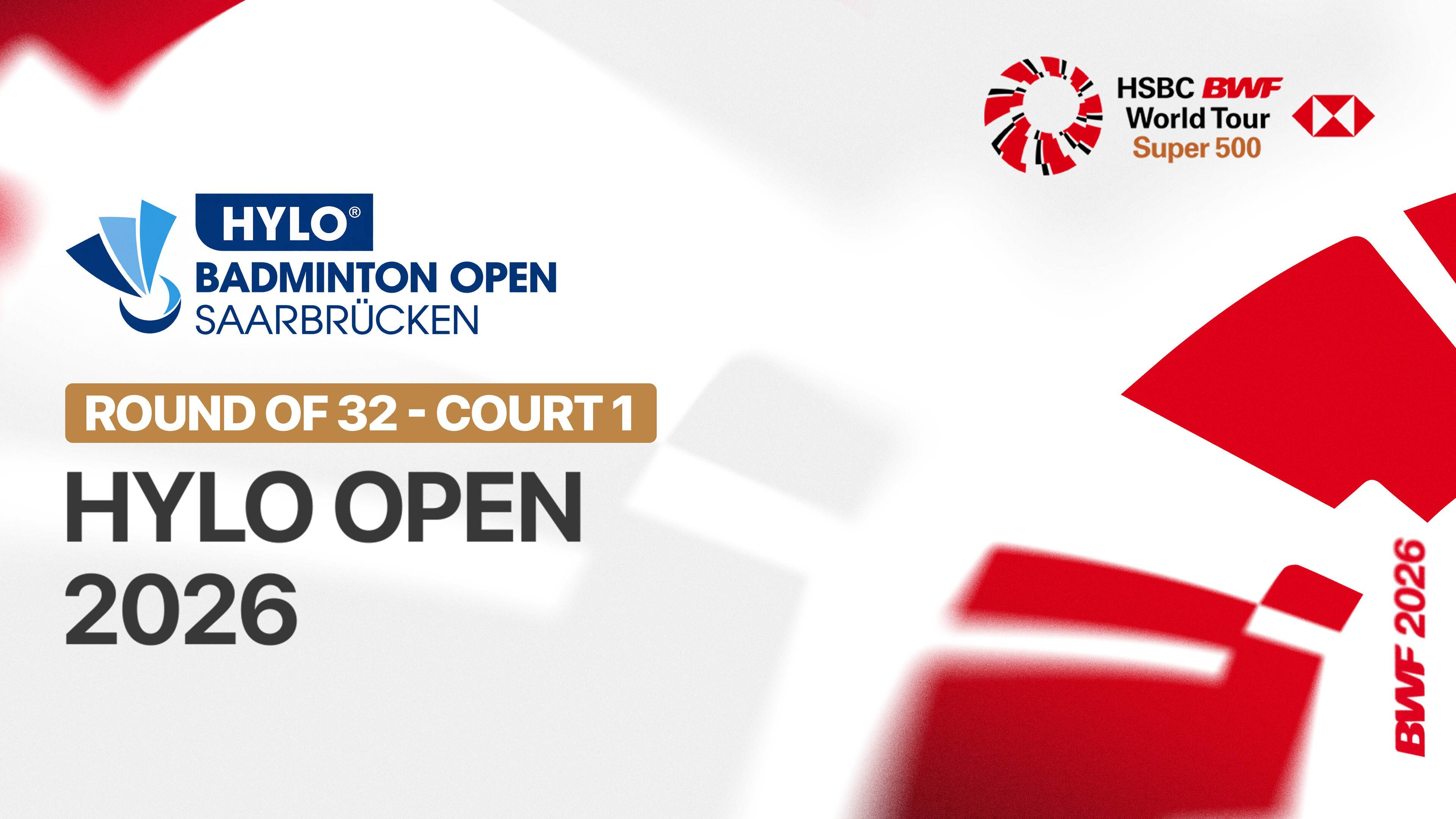 Hoo Pang Ron/Lai Pei Jing (MAS) vs Joep Strooper/Sterre Bang (NED) - Mixed Doubles Round of 32 | HYLO Open 2026
