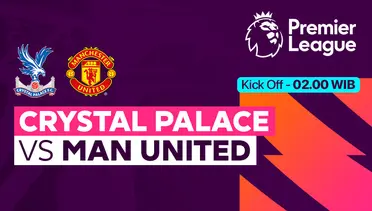Link Live Streaming Crystal Palace vs Manchester United - Vidio