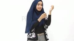 Hijab Turban dengan Pashmina