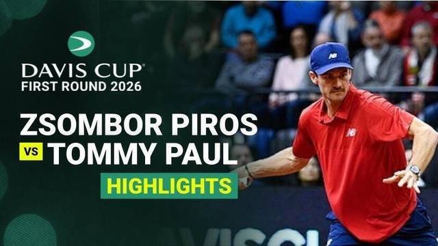 Zsombor Piros (HUN) vs Tommy Paul (USA) - Highlight | Davis Cup 2026