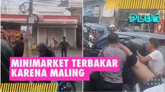Maling di Depok Terjebak Kebakaran di Minimarket yang Akan Dirampoknya