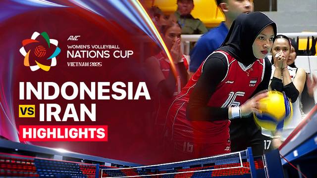 Final 5-6: Indonesia vs Iran - Highlights | AVC Women's Volleyball Nation Cup 2025