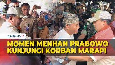 Momen Menhan Prabowo Kunjungi Korban Marapi, Sampaikan Hal Ini