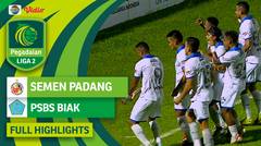 Semen Padang FC VS PSBS BIAK - Full Highlight | Pegadaian Liga 2 2023/2024