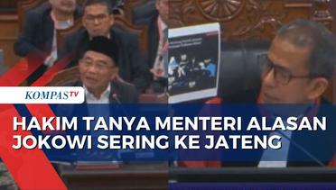 Hakim Saldi Isra Tanya Menko PMK Alasan Jokowi Sering Bagikan Bansos ke Jateng