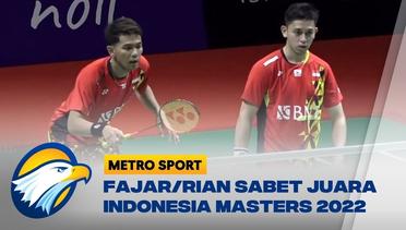 Fajar/Rian Sabet Juara Indonesia Masters 2022